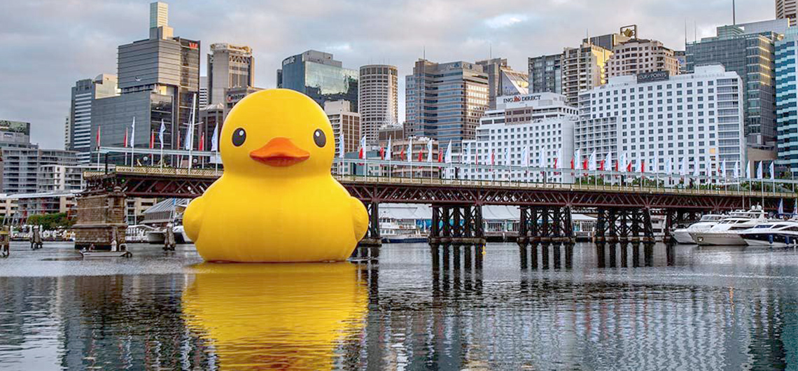 oversized duck